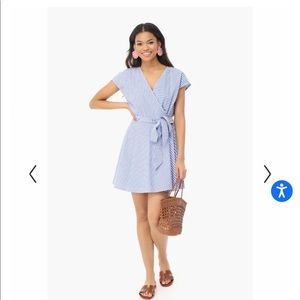 MARLIN GRIER STRIPE WRAP DRESS BY VINEYARD VINES